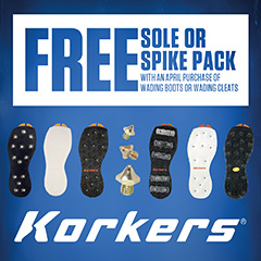 Korkers Free Sole Rebate Promo Ad