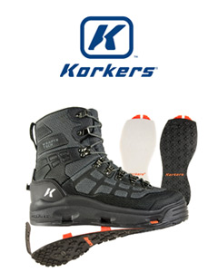 Korkers Wading Boot and Logo
