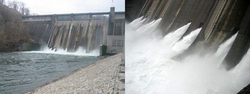 Norris Dam Sluicing