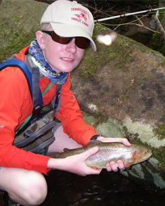 Will Davis with Trout